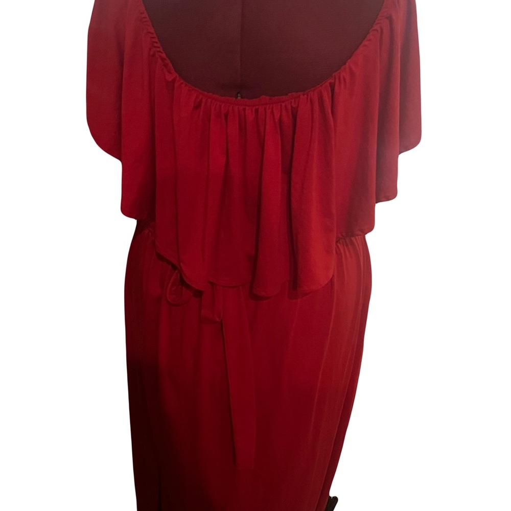 Plus size/bump friendly Red Women's Dress